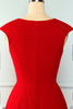 Cargar imagen en el visor de la galería, Vestido rojo sólido