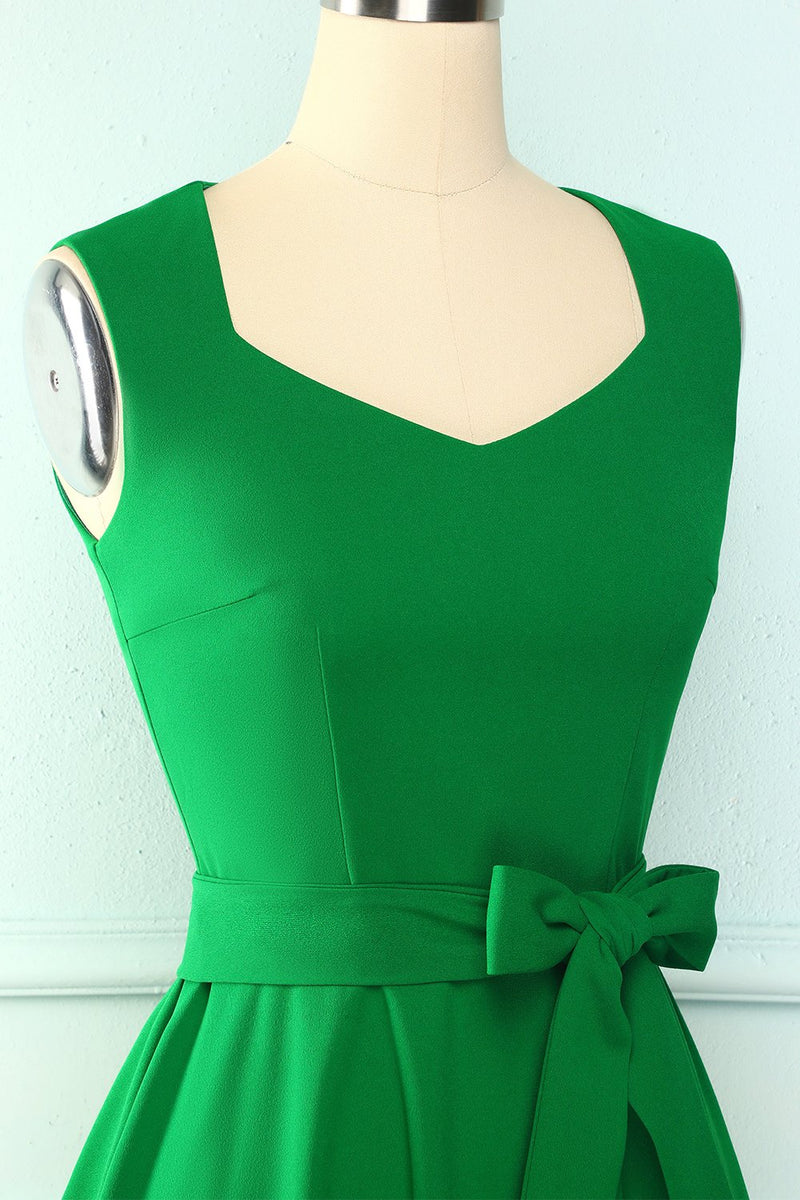 Cargar imagen en el visor de la galería, Vestido con faja verde