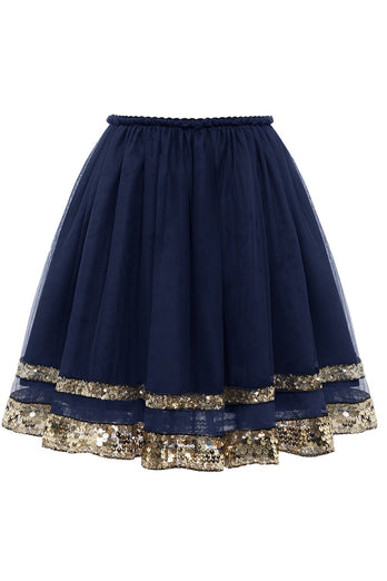 Falda TuTu negra con lentejuelas