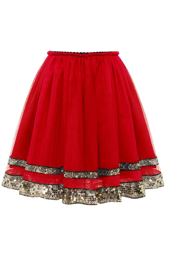 Falda TuTu negra con lentejuelas