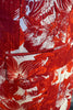 Cargar imagen en el visor de la galería, Rojo Floral Jacquard 2 piezas Hombres Trajes de graduación