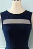 Cargar imagen en el visor de la galería, Navy Vintage 1950s Swing Dress