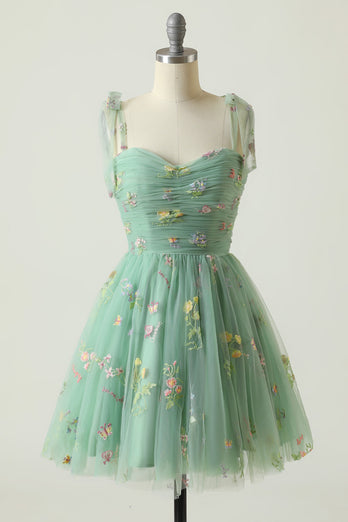 Champán Vestido de Cóctel A Línea