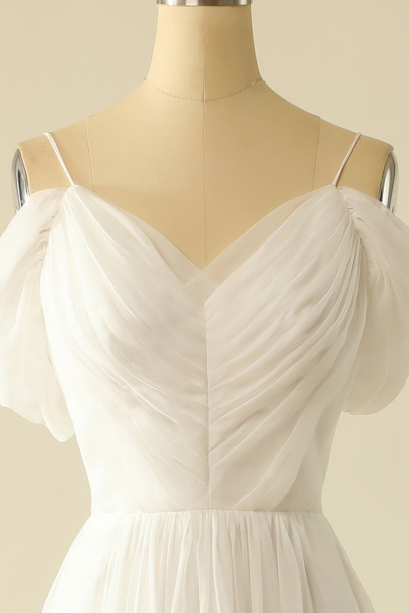 Cargar imagen en el visor de la galería, Vestido de novia blanco de tul
