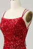 Cargar imagen en el visor de la galería, Rojo Sirena Vestido Largo de Fiesta
