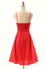 Cargar imagen en el visor de la galería, Rojo correas del vestido del verano informal