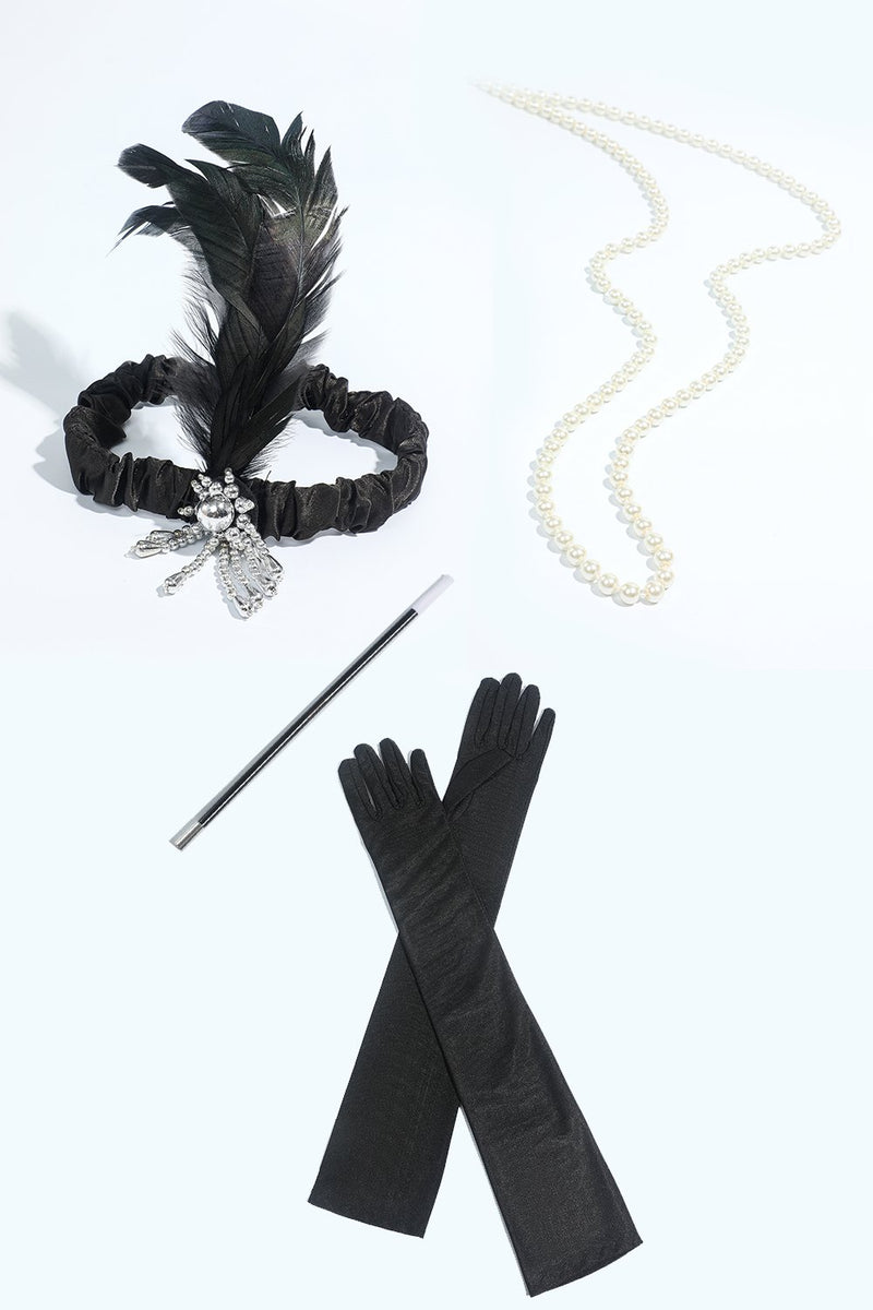 Cargar imagen en el visor de la galería, Conjuntos de accesorios de fiesta de la década de 1920