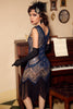 Cargar imagen en el visor de la galería, Azul Gatsby 1920s Flapper Vestido