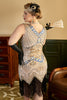 Cargar imagen en el visor de la galería, Mujer Talla Grande 1920s Vestido lentejuelas Vestido de Flapper