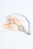 Cargar imagen en el visor de la galería, Rubor 1920s Diadema de lentejuelas con plumas