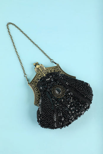 Negro Vintage Bolsa de Noche