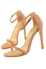 Cargar imagen en el visor de la galería, Tacones de aguja de albaricoque Strappy