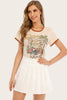 Cargar imagen en el visor de la galería, Camiseta Apricot Summer Print