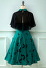 Cargar imagen en el visor de la galería, Estilo gótico Halloween Shawl Cloak Bat Print Dress