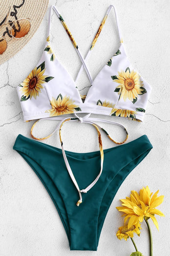 Bikini de verano estampado floral
