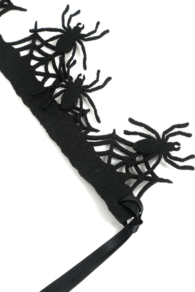 Cargar imagen en el visor de la galería, Corona de araña de miedo negro