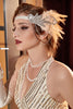 Cargar imagen en el visor de la galería, Champagne 1920s Accesorios Five Pieces Sets