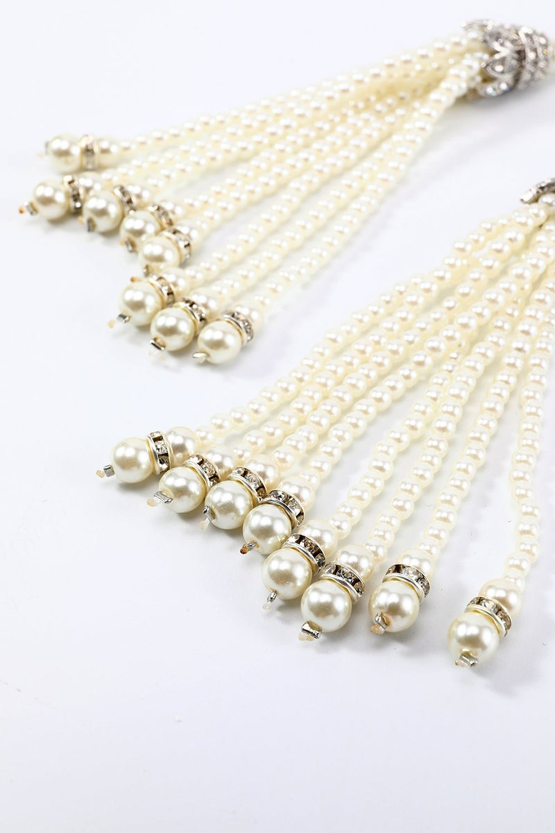 Cargar imagen en el visor de la galería, Ivory 1920s Party Accessories Sets