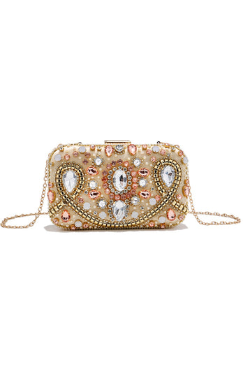 Clutch bordado de fiesta con cuentas