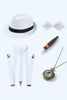 Cargar imagen en el visor de la galería, Negro 1920s Accesorios Set para Hombres