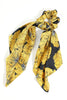 Cargar imagen en el visor de la galería, Bufanda de pelo floral amarillo
