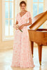 Cargar imagen en el visor de la galería, Blush Flower Print Vestido de dama de honor