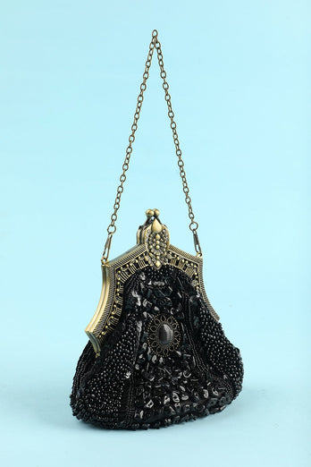 Negro Vintage Bolsa de Noche