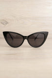 Gafas de sol de ojo de gato negro
