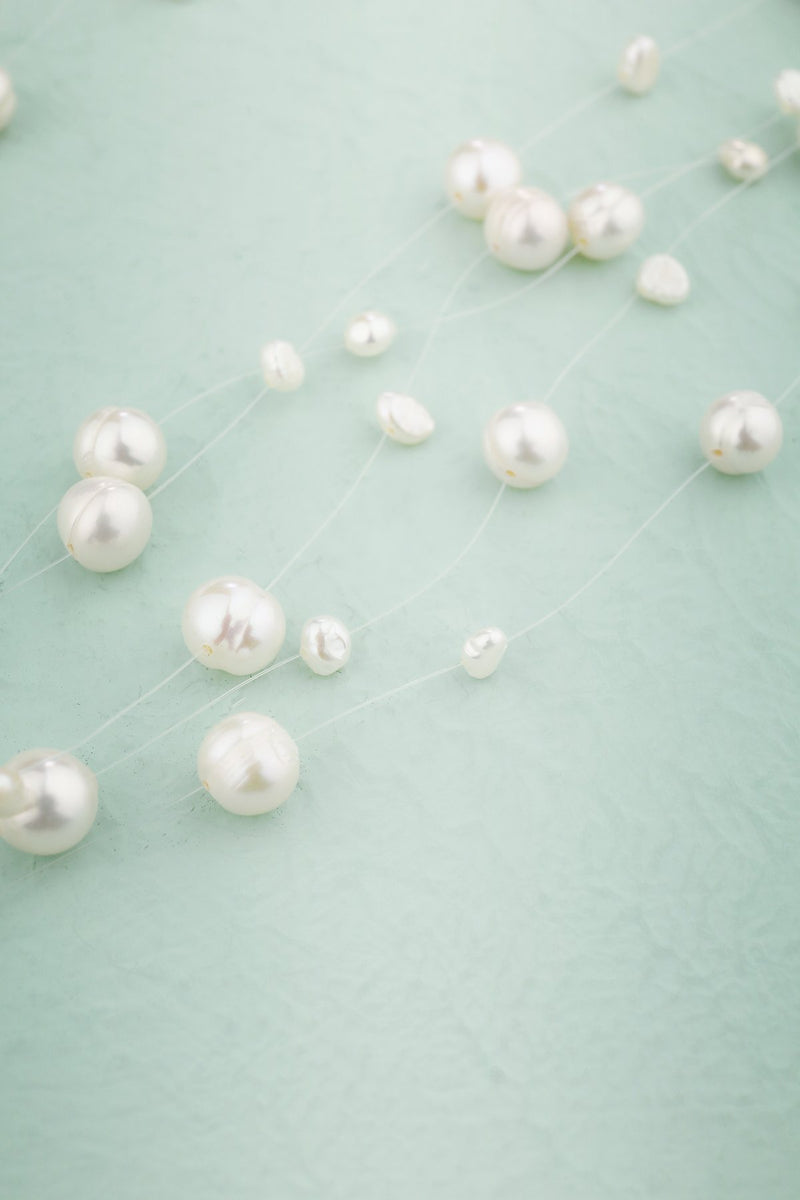 Cargar imagen en el visor de la galería, Layered Pearl Necklace - ZAPAKA