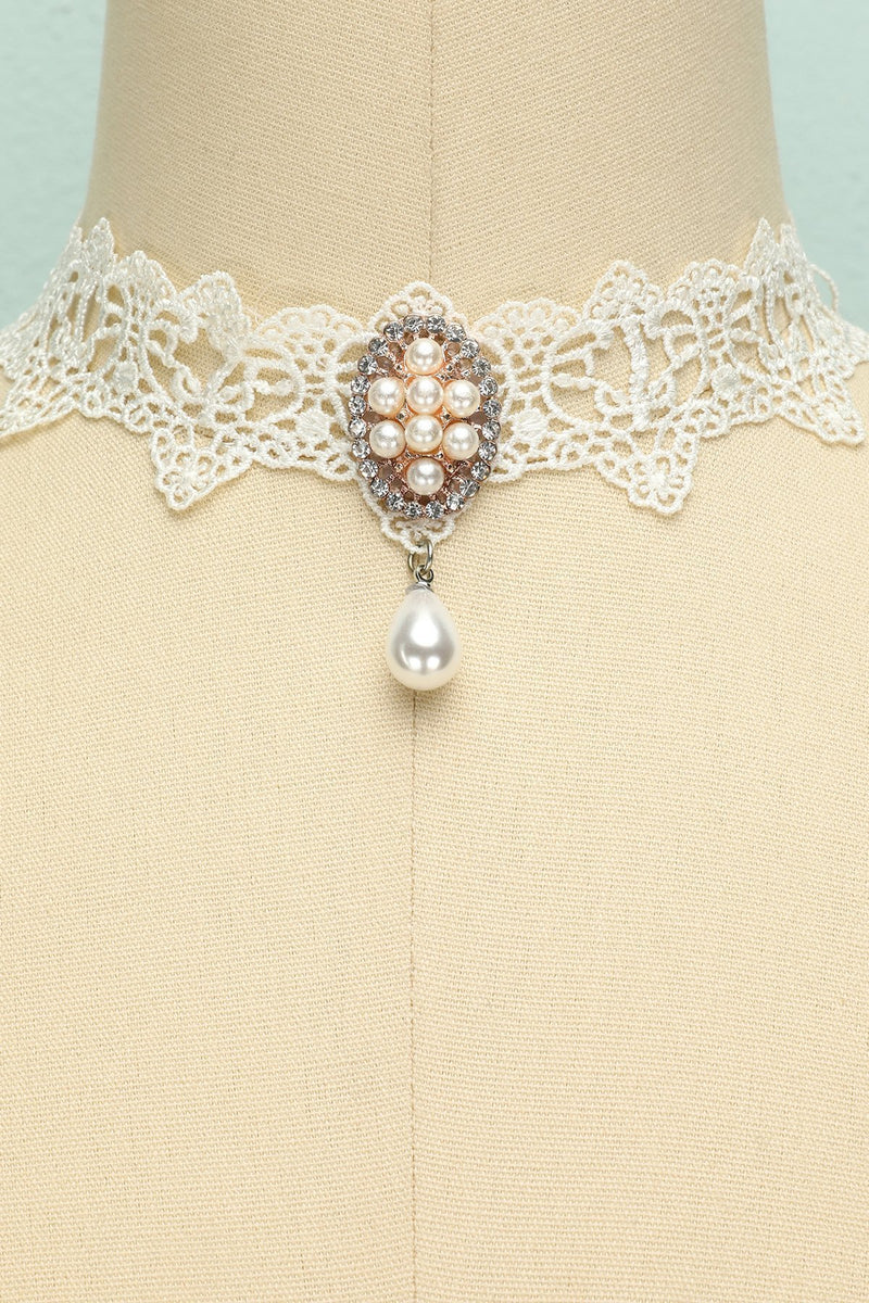 Cargar imagen en el visor de la galería, Retro Lace Choker - ZAPAKA