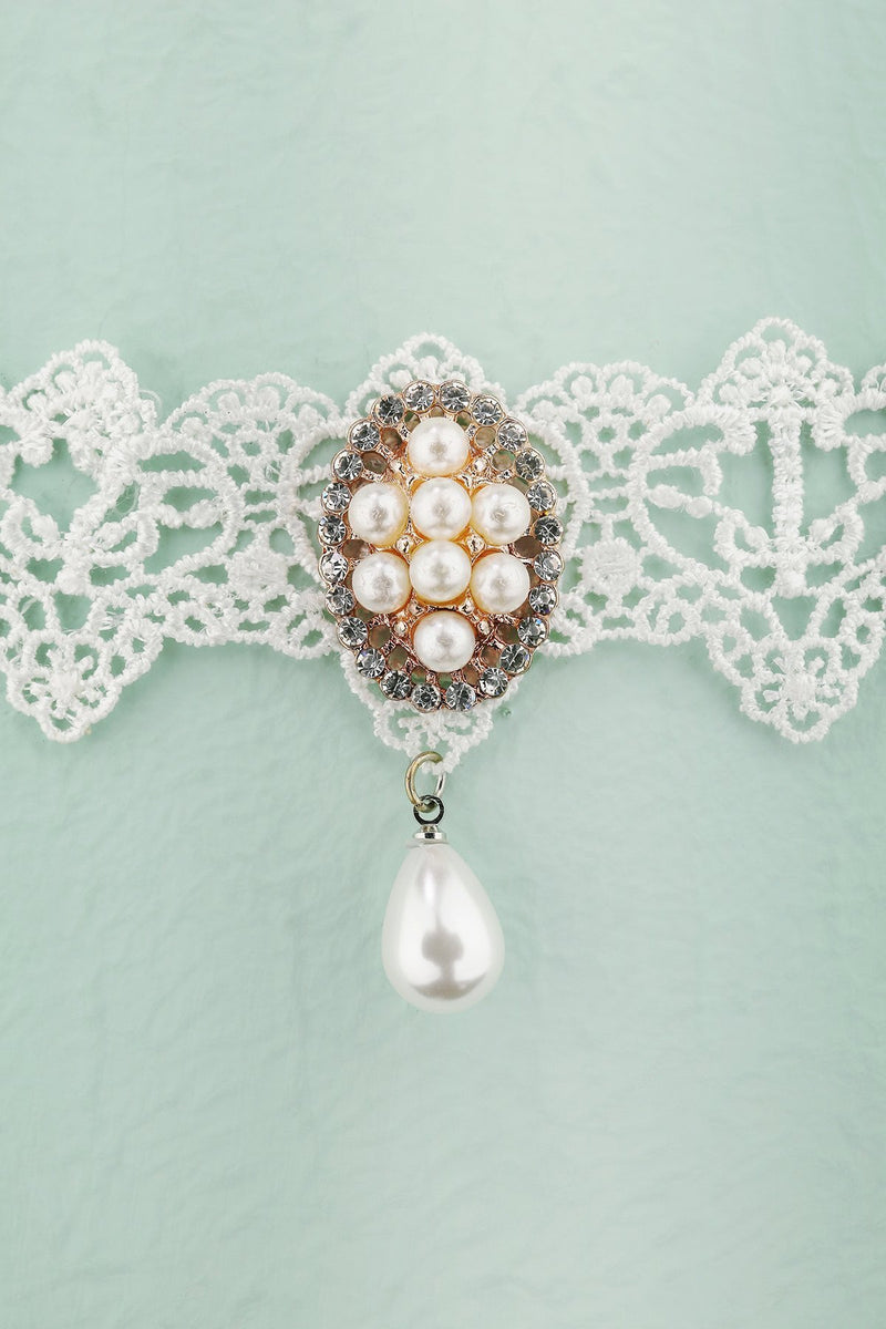Cargar imagen en el visor de la galería, Retro Lace Choker - ZAPAKA