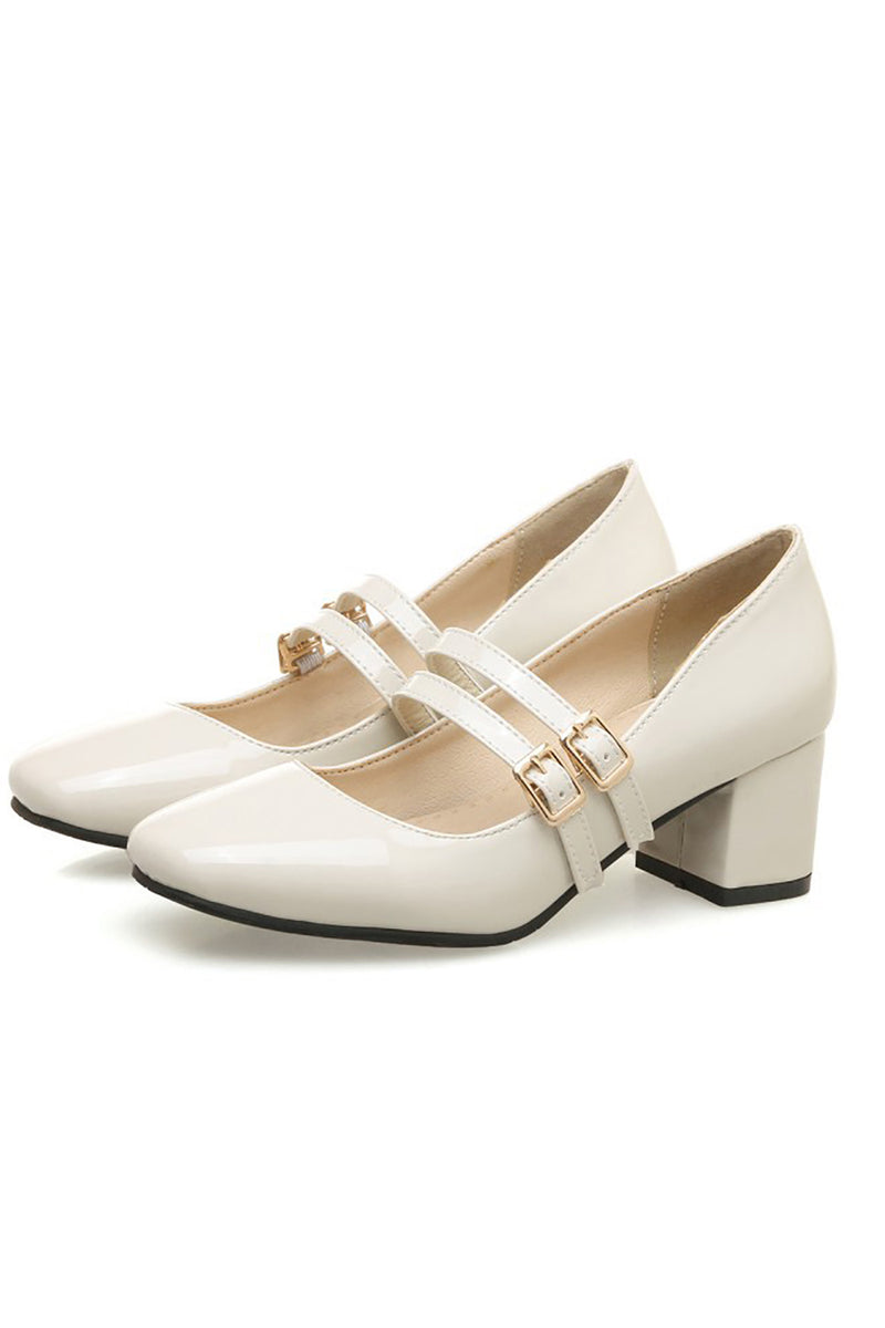 Zapatos de vestir para mujer, estilo Mary Jane, clásicos y retro de los  años 20, patrón Oxford Gatsby de los años 50, estilo vintage, redondo