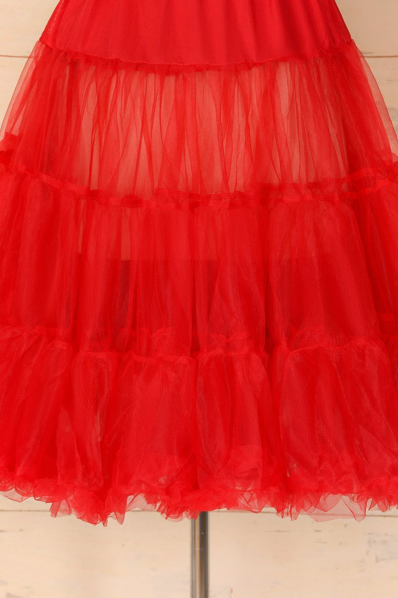 Cargar imagen en el visor de la galería, Tulle Red Petticoat - ZAPAKA