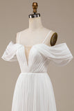 Vestido de novia Ivory Boho Chiffon Ruched